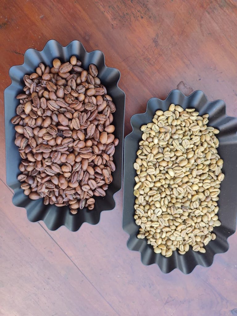 Roasted & green bean